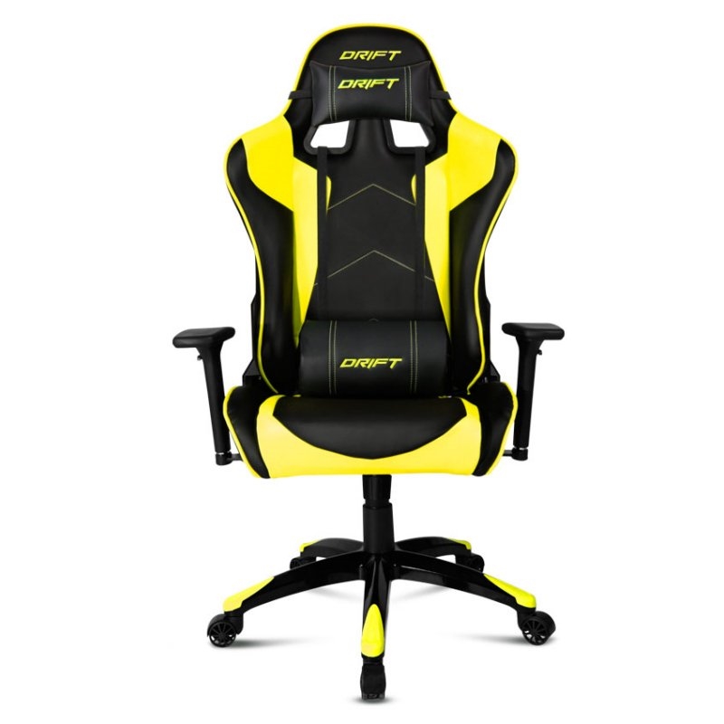 DRIFT - Silla Gaming DR300 Negro/Amarillo (Ref.DR300BY)