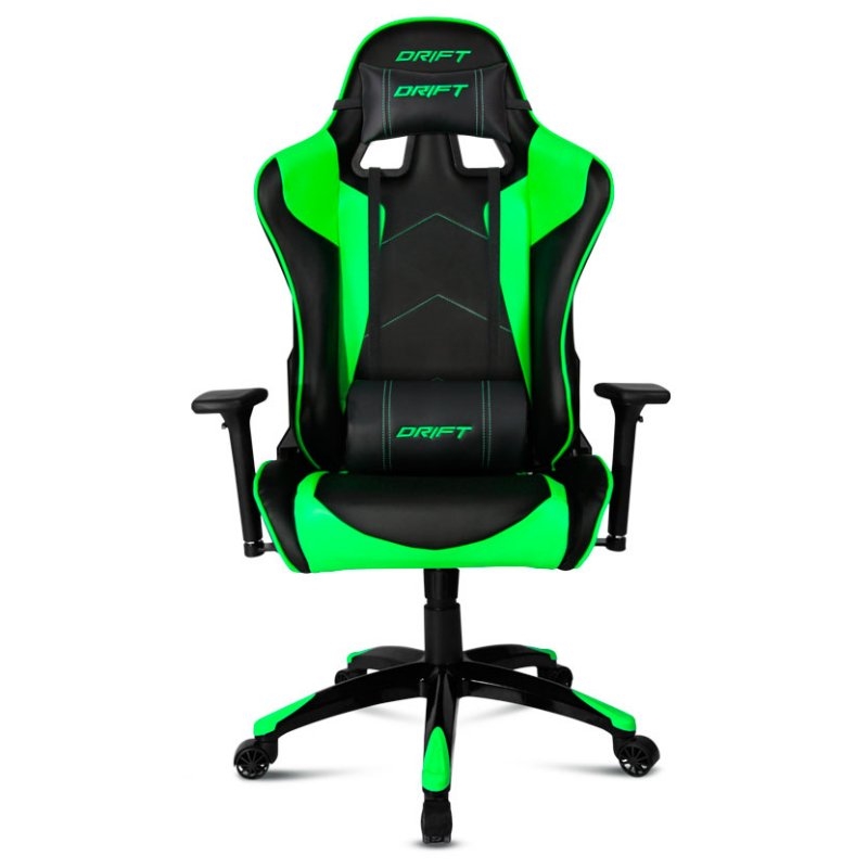 DRIFT - Silla Gaming DR300 Negro/Verde (Ref.DR300BG)