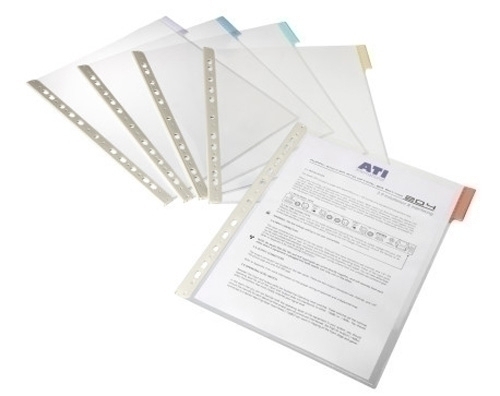 DURABLE - FUNDA FUNCTION A4 con SUBDIVISION 5/5 TRANSPARENTE PAQUETE de 5 (Ref.560719)