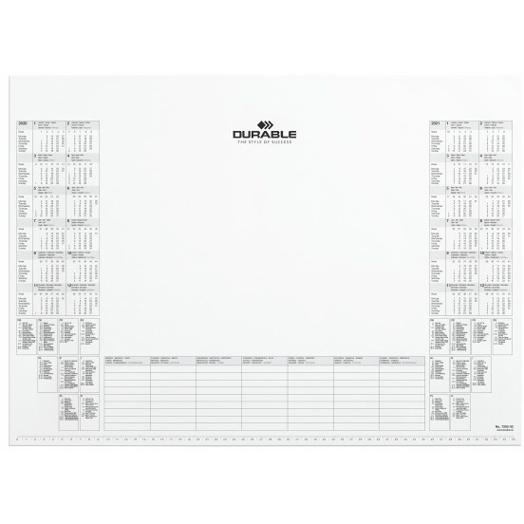 DURABLE - RECAMBIO DE CALENDARIO BIANUAL 25H 570X410MM PARA VADE 7292 (Ref.729202)