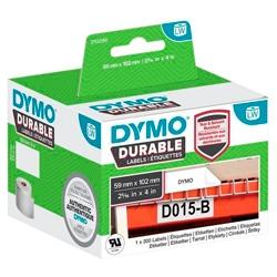 DYMO - CINTA ADHESIVA DURABLE LABELWRITER LABELS 102X59MM NEGRO SOBRE FONDO BLANCO (Ref.2112290)