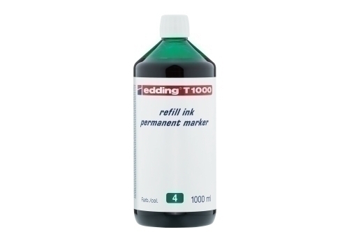 EDDING - TINTA ROTULADOR FRASCO 1 litro T1000 VERDE (Ref.T100004)