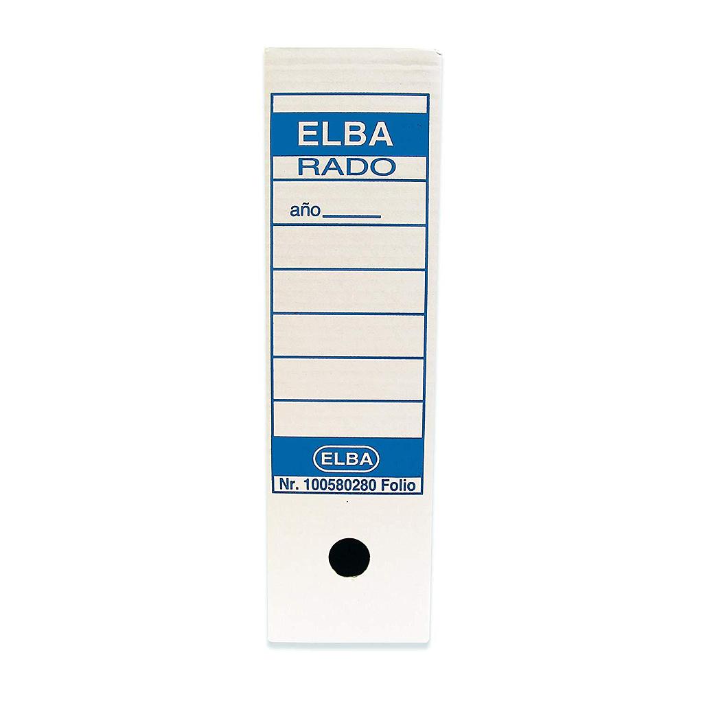 ELBA - ARCHIVO DEFINITIVO FOLIO LOMO 10 BLANCO -50U- (Ref.100580280)