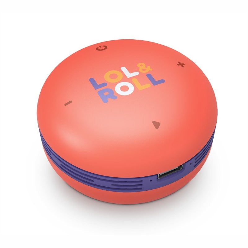 ENERGY SISTEM - ALTAVOZ LOL&amp;ROLL POP KIDS 5W, BLUETOOTH 5.0, USB, NARANJA (Ref.454983)