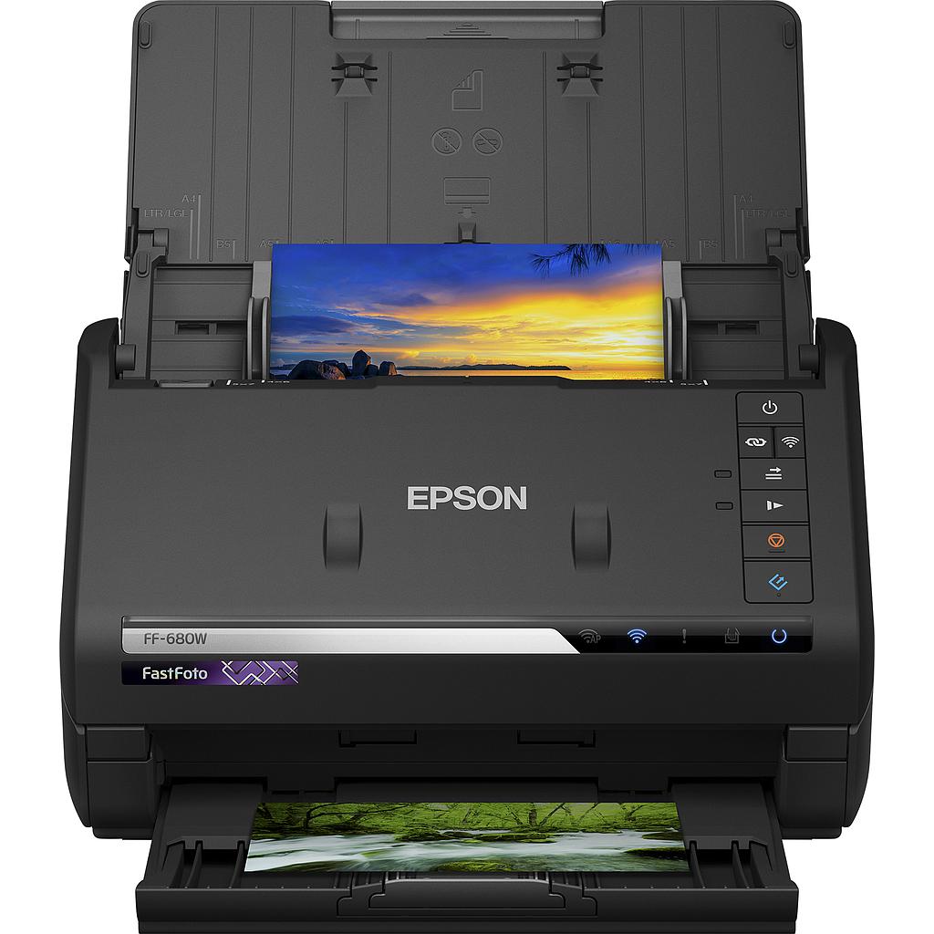 EPSON - escaner FastFoto FF-680W con 3 años de Garantía In Situ (Ref.B11B237401WB)