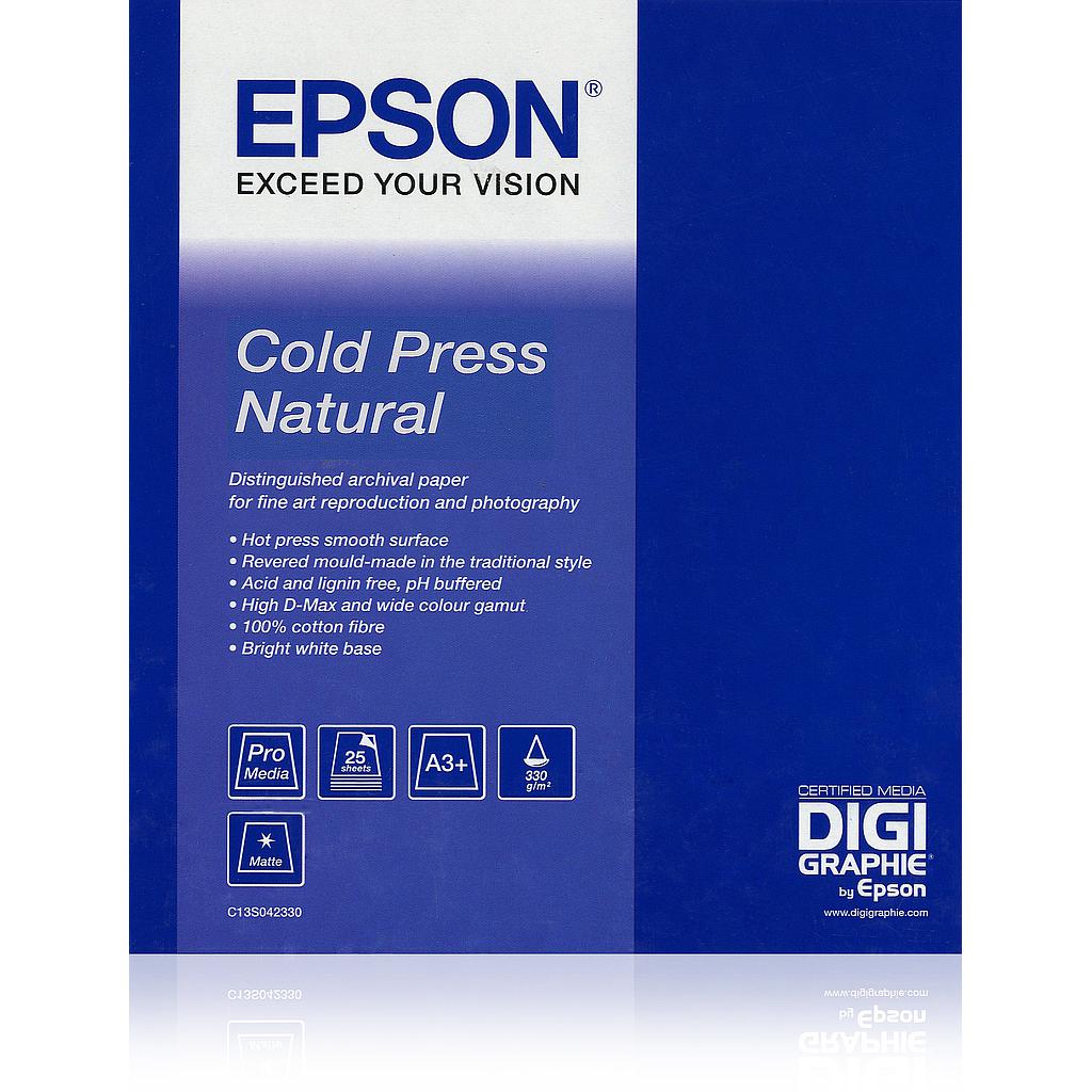 EPSON - GF Papel Artístico Cold Press Natural 44x50' (Ref.C13S042305)