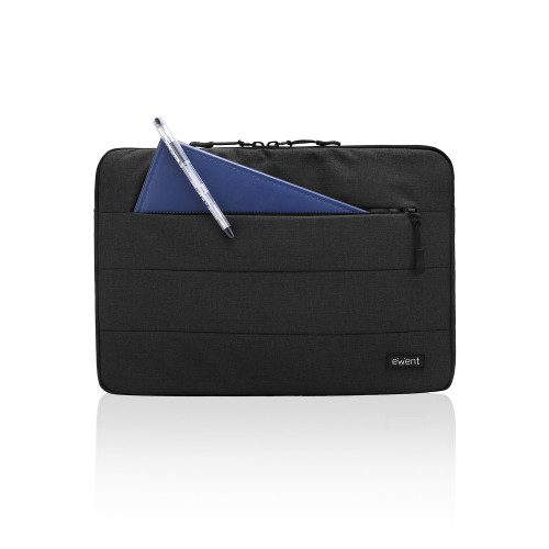 EWENT - City Sleeve maletines para portátil 39,6 cm (15.6&quot;) Funda Negro (Ref.EW2523)