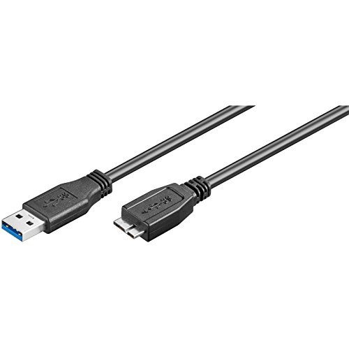 EWENT - EW-100113-020-N-P cable USB 1,8 m USB 3.2 Gen 1 (3.1 Gen 1) USB A Micro-USB B Negro (Ref.EC1016)