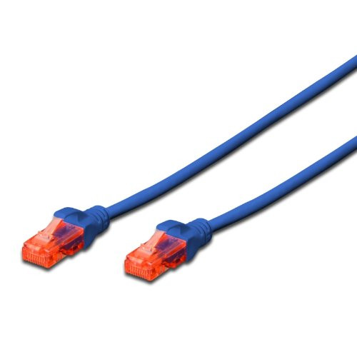 EWENT - EW-6U-030B cable de red Azul 3 m Cat6 U/UTP (UTP) (Ref.IM1019)
