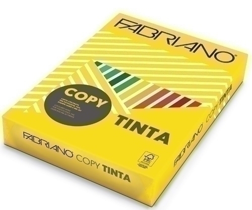FABRIANO - PAPEL de COLOR A3 COPY TINTA 80g 250h AMARILLO (GIALLO) (Ref.F60629742)