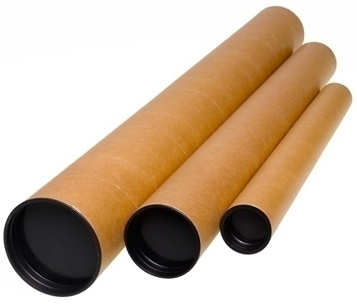 FABRISA - PORTAPLANOS para ENVIO TUBO CARTON KRAFT 110x8 cm (A1/A0) (Ref.16149/81801)