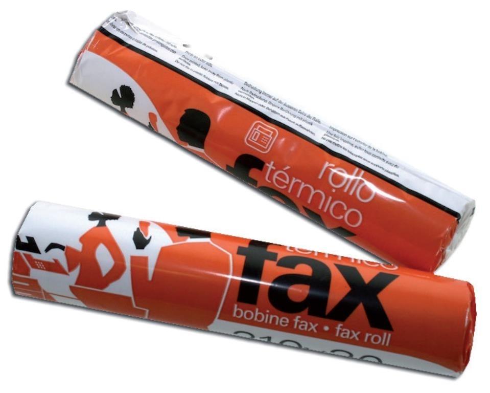 FABRISA - ROLLO TÉRMICO FAX 210MMX30METROS Y 12MM DE MANDRIL -16U- (Ref.16182)