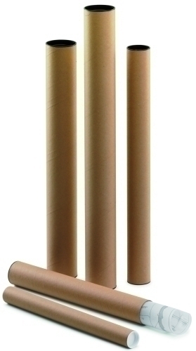 FAIBO - PORTAPLANOS para ENVIO TUBO CARTON KRAFT 110x80 (Ref.950-6)
