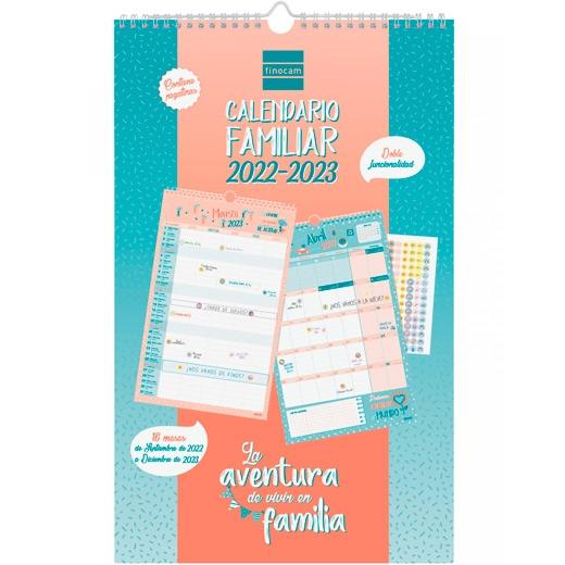 FINOCAM - CALENDARIO 2022-2023 16 MESES FAMILIAR AVENTURA BASIC (Ref.540200123)