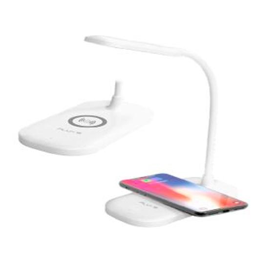 FLUX'S - FLUX´S LAMPARA LED FLEXO ARIES CON CARGA INALAMBRICA PUERTO USB TIPO C CON 3 NIVELES DE BRILLO TEMPORIZADOR BLANCO (Ref.110)