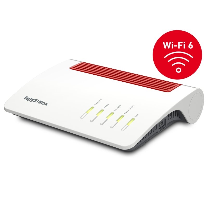 FRITZ! - Box7590 Router AX WiFi6 Mesh Dual 4xGb 1WAN (Ref.20002999)