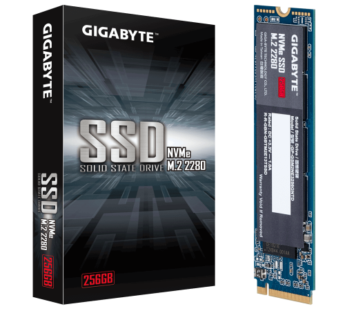 GIGABYTE - unidad de estado sólido M.2 256 GB PCI Express 3.0 NVMe (Canon L.P.I. 5,45€ Incluido) (Ref.GP-GSM2NE3256GNTD)