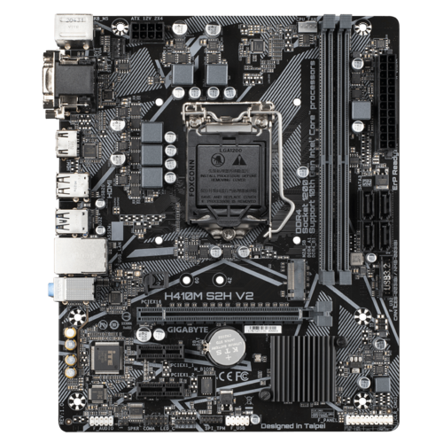 GIGABYTE - H410M S2H V2 placa base Intel H410 LGA 1200 micro ATX (Ref.GAH41M2H2-00-G14)