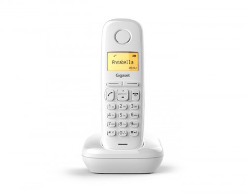 GIGASET - A170 Teléfono DECT Identificador de llamadas Blanco (Ref.S30852-H2802-D202)