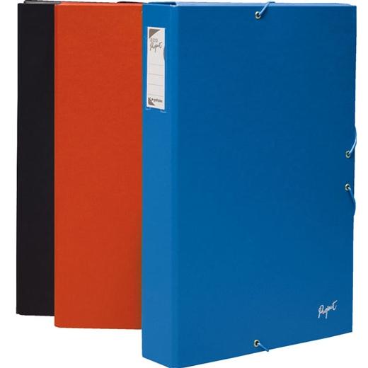 GRAFOPLÁS - CAJA DE PROYECTOS ECOPROJECT FOLIO LOMO 9CM C/SOLAPAS CIERRE CON GOMAS PVC AZUL (Ref.91200932)