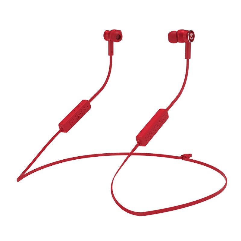 HIDITEC - Auricular+Mic AKEN BT4,2 Earfix RED (Ref.INT010000)