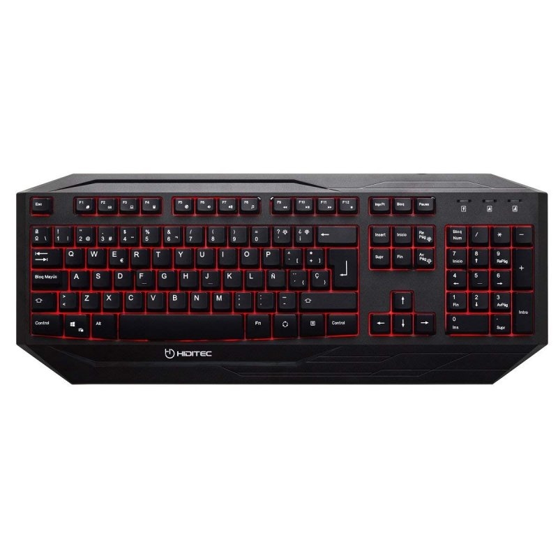 HIDITEC - Teclado Gaming GK200 Retroiluminado (Ref.GKE010000)