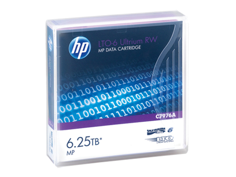 HP - Cartucho de Datos LTO ULTRIUM 6 6.25Tb MP RW Eco Case (Pack 20) (Ref.C7976AH)