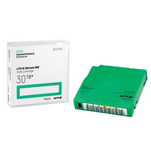 HP - CARTUCHO DE DATOS ULTRIUM LTO-8 (BAFE) 12TB/30TB (Ref.Q2078A)