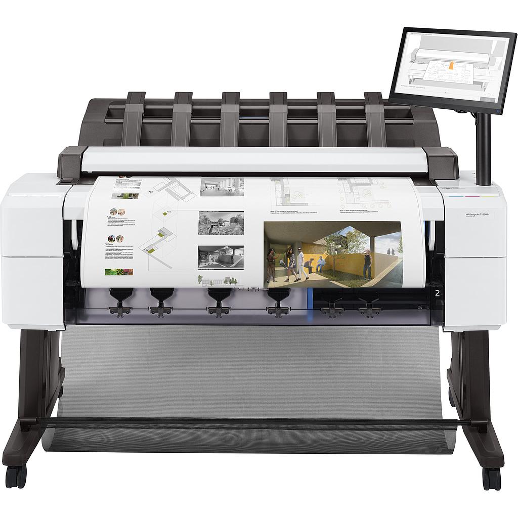 HP - Impresora gran formato DesignJet T2600dr PS 36-in MFP (Ref.3EK15A)