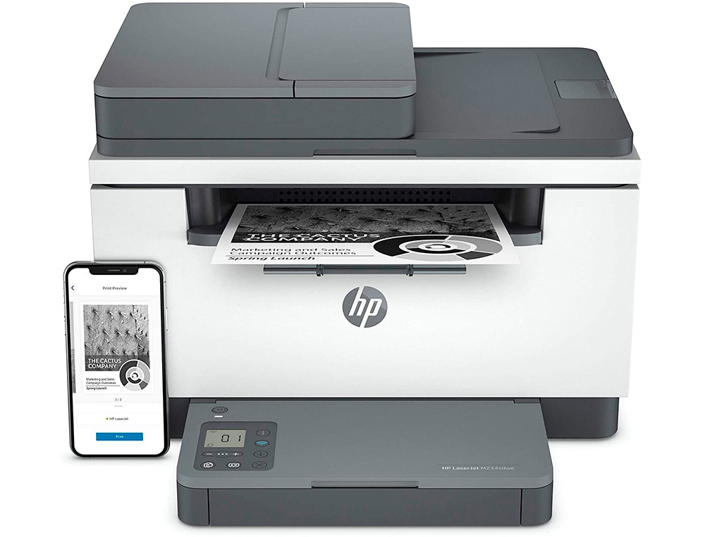 HP - LaserJet M234sdwe Laser A4 600 x 600 DPI 30 ppm Wifi (Canon L.P.I. 5,25€ Incluido) (Ref.6GX01E)