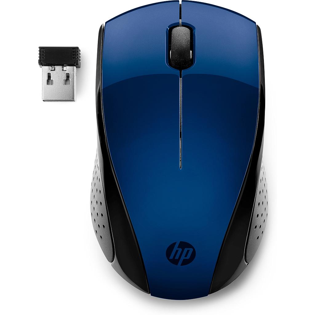 HP - Raton Optico Wireless Lumiere 220 Ambidiestro Azul y Negro/Bateria AA (Ref.7KX11AA#ABB)