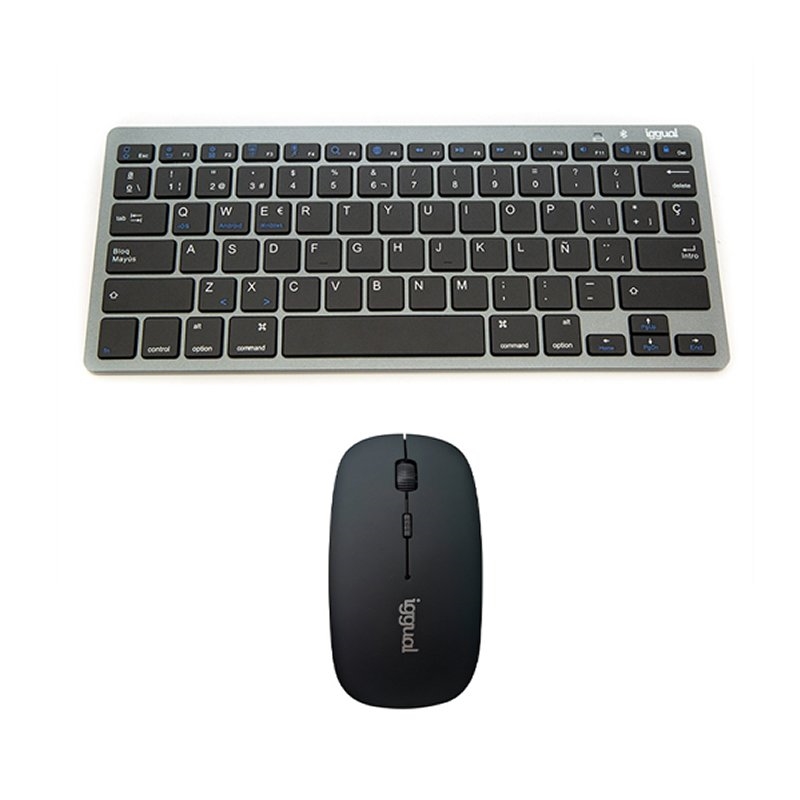 IGGUAL - Kit teclado + ratón Bluetooth (Ref.IGG316917+IGG316771)