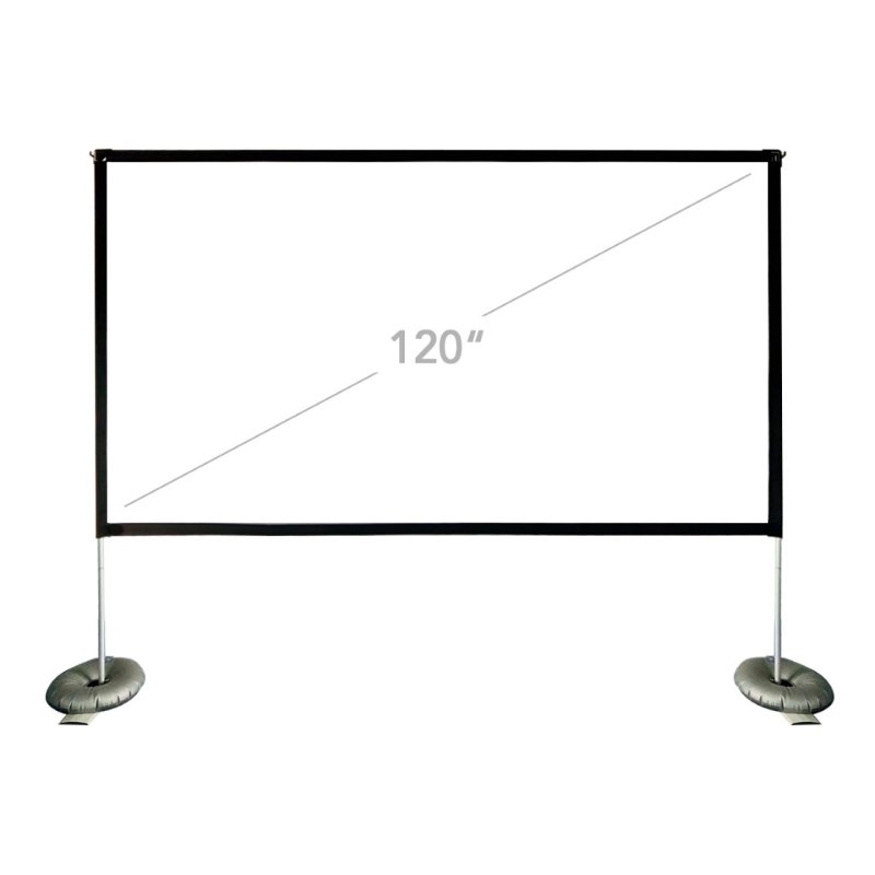 IGGUAL - Pantalla exterior portable 120&quot; 265x149 cm (Ref.IGG317396)