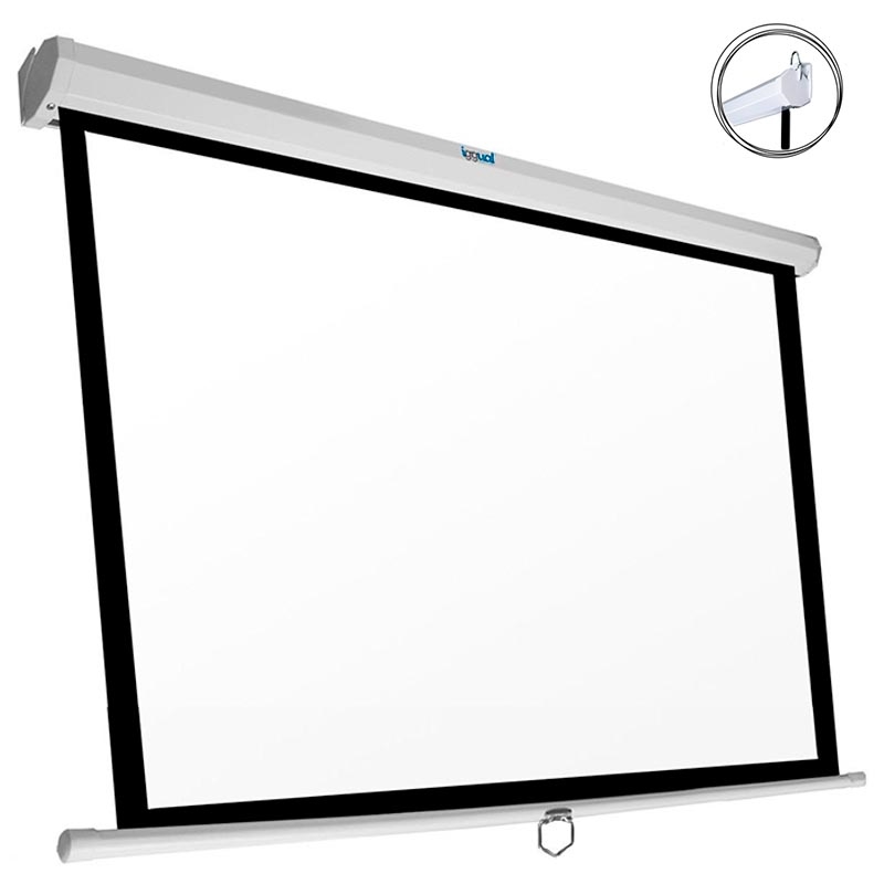 IGGUAL - Pantalla mural 200x200 cm manual (Ref.PSIMS200)