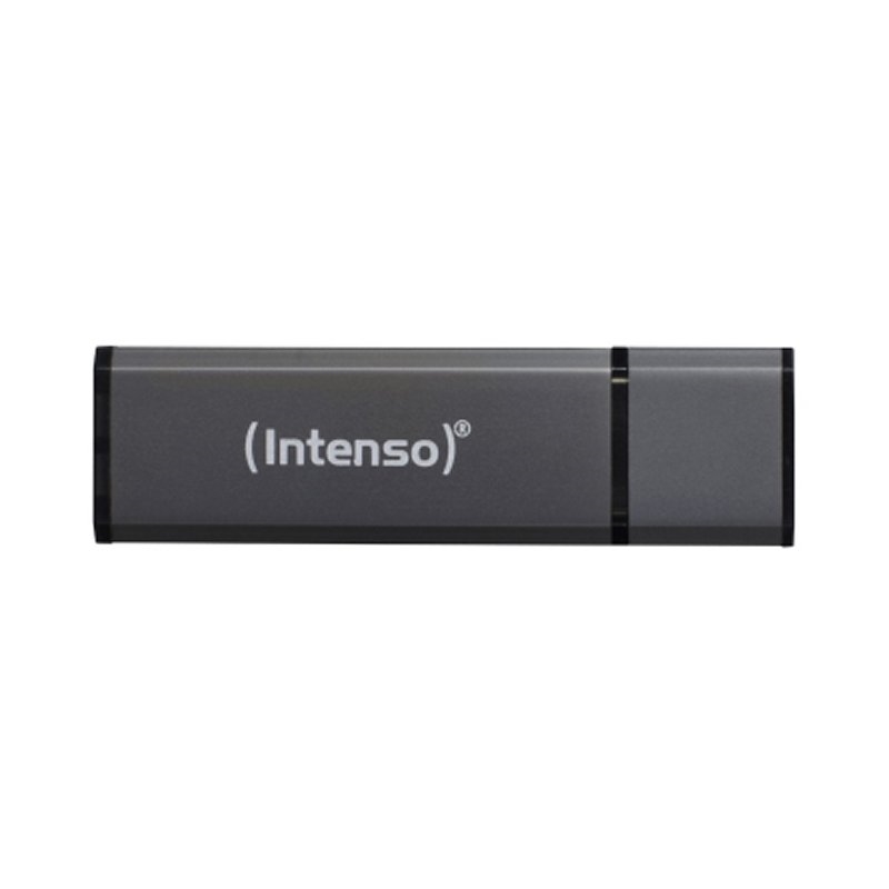 INTENSO - Lápiz USB 2.0 Alu 32GB Antracita (Canon L.P.I. 0,24€ Incluido) (Ref.3521481)