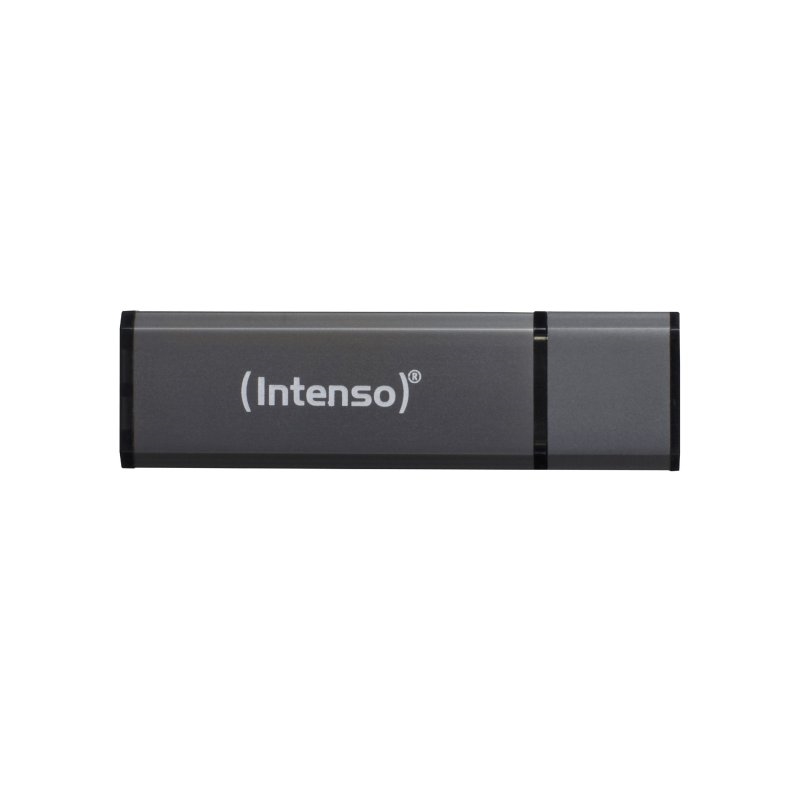 INTENSO - Lápiz USB 2.0 Alu 128GB Antracita (Canon L.P.I. 0,24€ Incluido) (Ref.3521495)