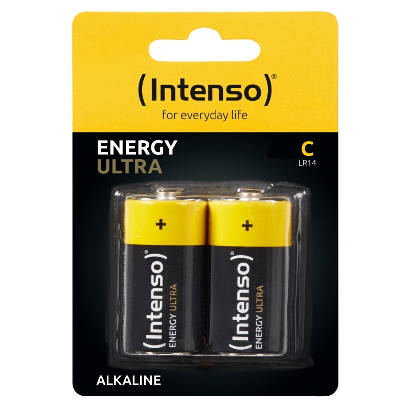 INTENSO - Pila Alcalina energy ultra CLR14 Pack-2 (Ref.7501432)