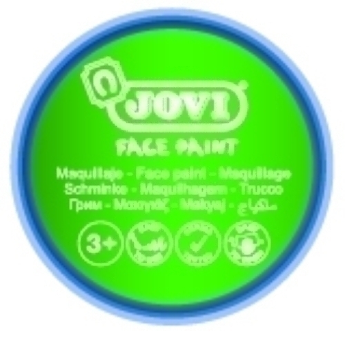 JOVI - MAQUILLAJE CREMA FACE PAINT BOTE de 8 ml CAJA de 6 VERDE OSCURO (Ref.17110)