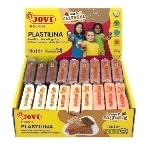 JOVI - PLASTILINA 70 PAST. CULTURAL C/18 (Ref.70/18M)