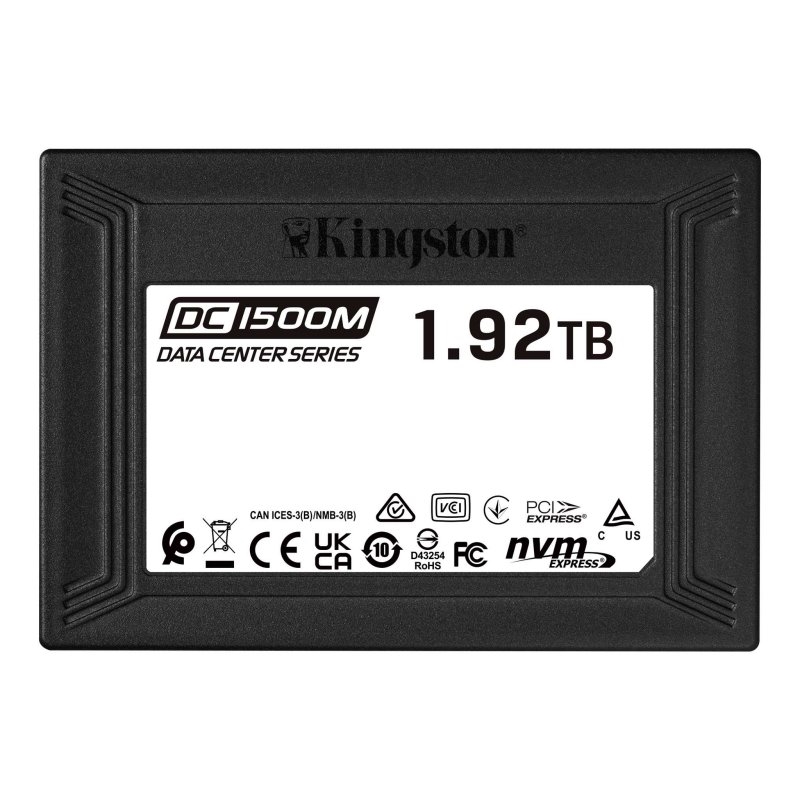 KINGSTON - SSD DC1500M 1.92TB U.2 2,5&quot; NVMe PCIe (Canon L.P.I. 5,45€ Incluido) (Ref.SEDC1500M/1920G)