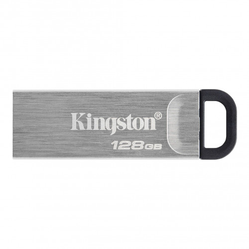 KINGSTON - Technology DataTraveler Kyson unidad flash USB 128 GB USB tipo A 3.2 Gen 1 (3.1 Gen 1) Plata (Canon L.P.I. 0,24€ Incluido) (Ref.DTKN/128GB)