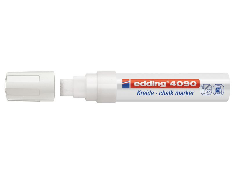 EDDING - Marcador BLANCO DE TIZA LÍQUIDA GRUESO (Ref.4090-049)