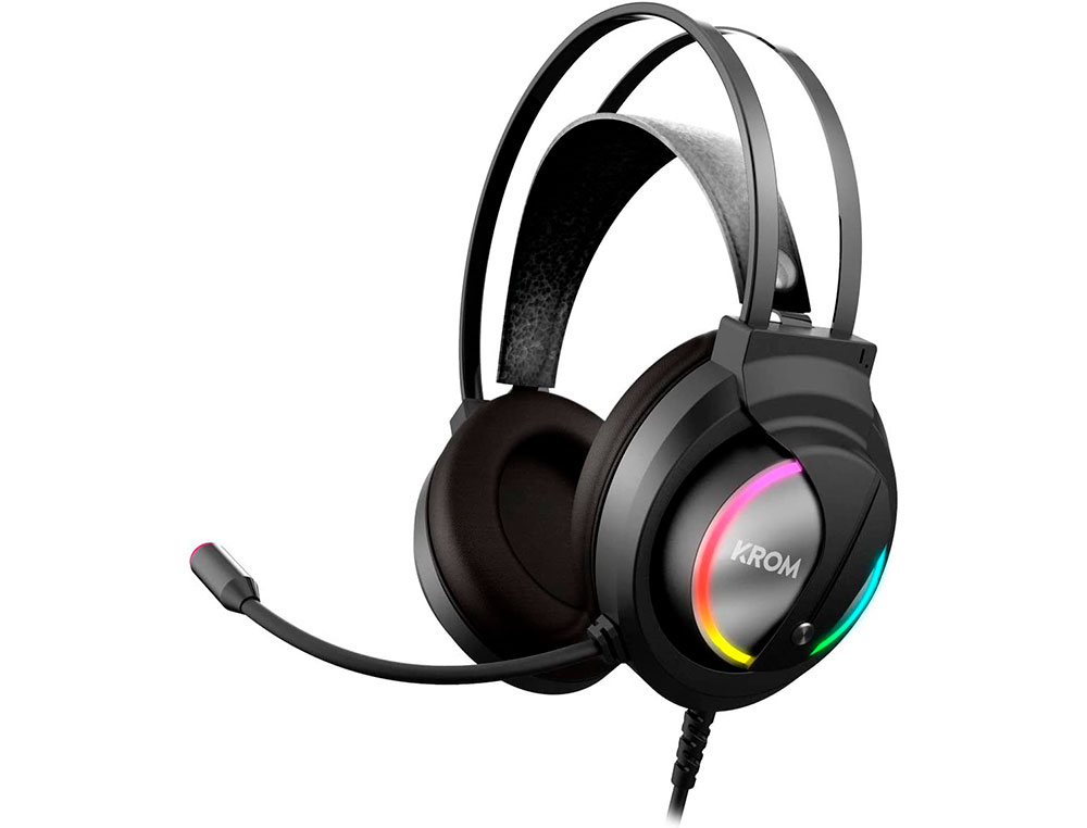 KROM - Kappa Auriculares Diadema Negro (Ref.NXKAPPA)