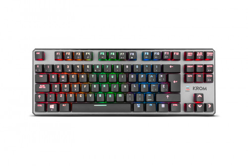 KROM - Kernel TKL teclado USB Negro (Ref.NXKROMKRNLTKL)