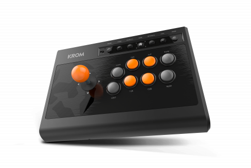 KROM - Kumite Panel de mandos tipo máquina recreativa PlayStation 4,Playstation,Playstation 3,Xbox One Analógico/Digital USB Negro (Ref.NXKROMKMT)