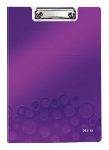 LEITZ - CARPETA MINICLIP WOW A4 POLYFOAM CON TAPA PÚRPURA (Ref.41990062)