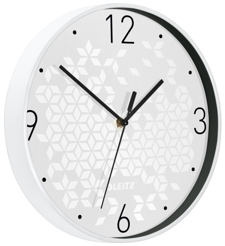 LEITZ - RELOJ PARED WOW ANALOGICO 29 CM Ø BLANCO (Ref.90150001)