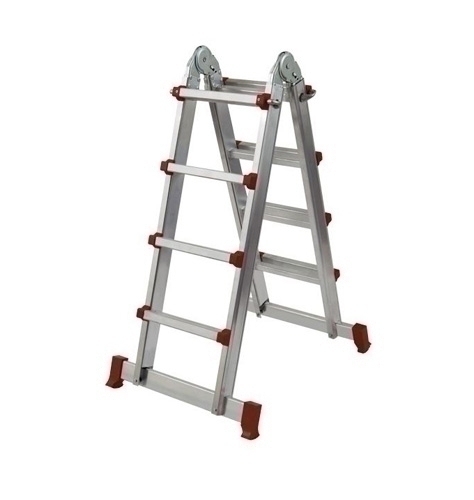 LITAN - ESCALERA OUTAS MULTIPOSICION TELESCOPICA ALUMINIO 4x4 PELDAÑOS (Ref.A10600004)