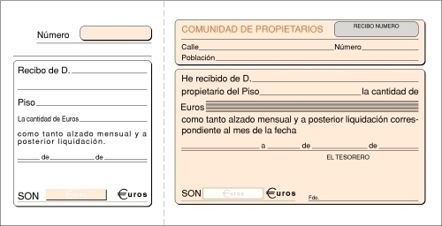 LOAN - TALONARIO COMUNIDAD PROPIETARIOS (Ref.T-48)