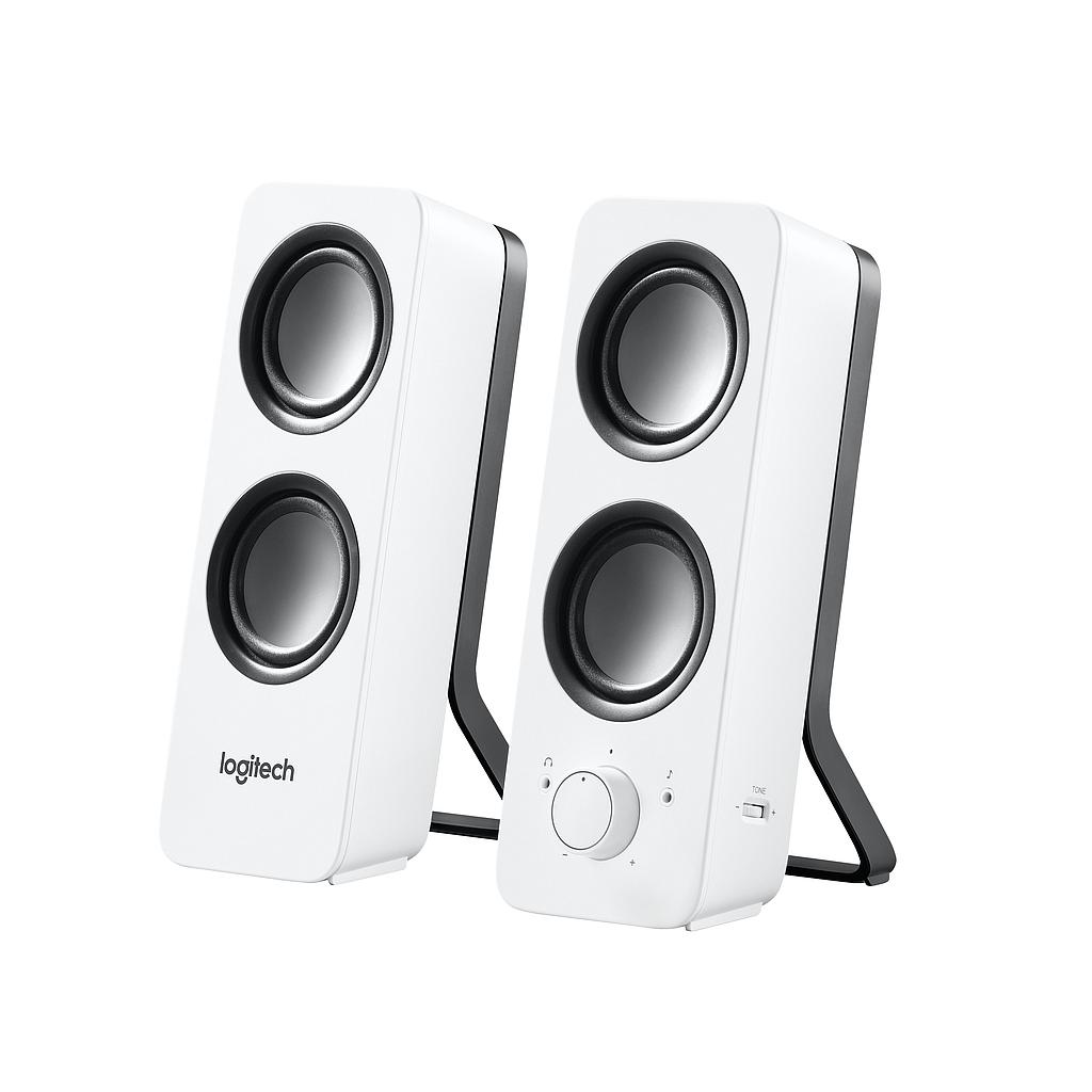 LOGITECH - Altavoces estereo Z200 Blancos 2.0 10W (Ref.980-000811)